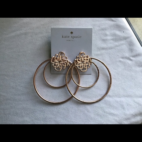 Kate Spade Celtic Door Knocker Hoop Earrings